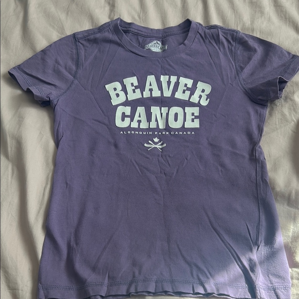 Beaver Canoe Purple T-Shirt